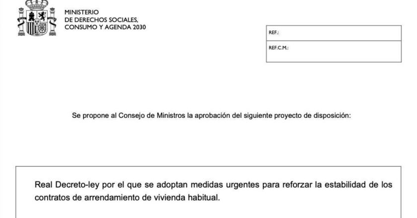 Texto íntegro del segundo decreto que recoge la renovación automática de los alquileres