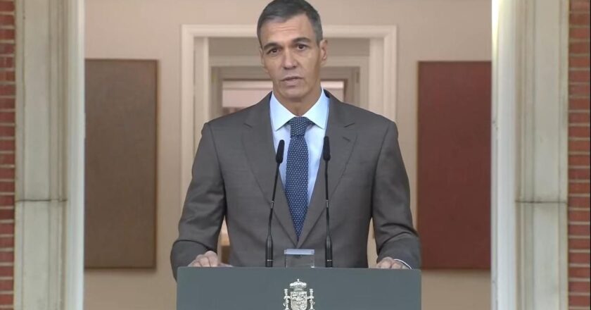 Sánchez convoca elecciones anticipadas el 29 de noviembre