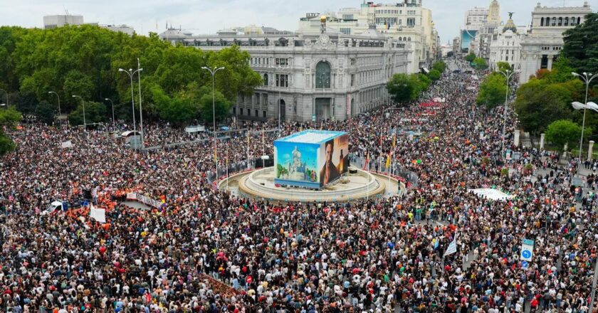 Las imágenes de la masiva movilización por la vivienda en toda España