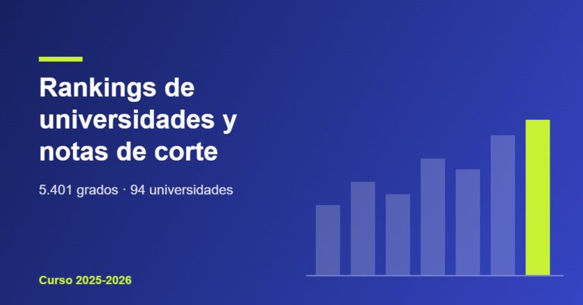 Nace RankingUniversidad.es, el portal que reúne los rankings y las notas de corte de toda España